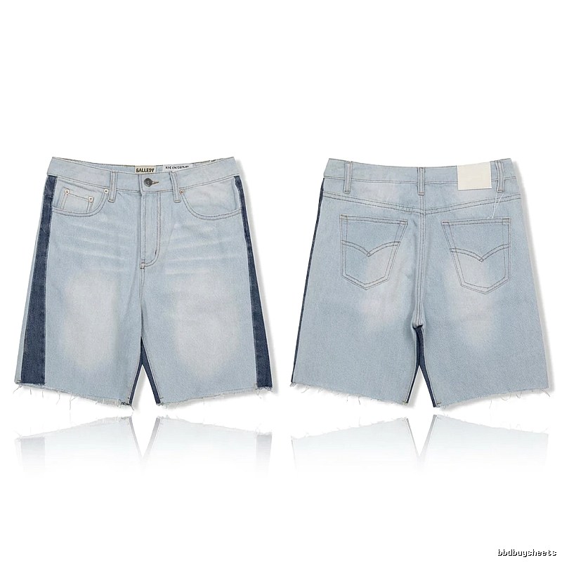Gallery Dept denim-style light blue shorts
