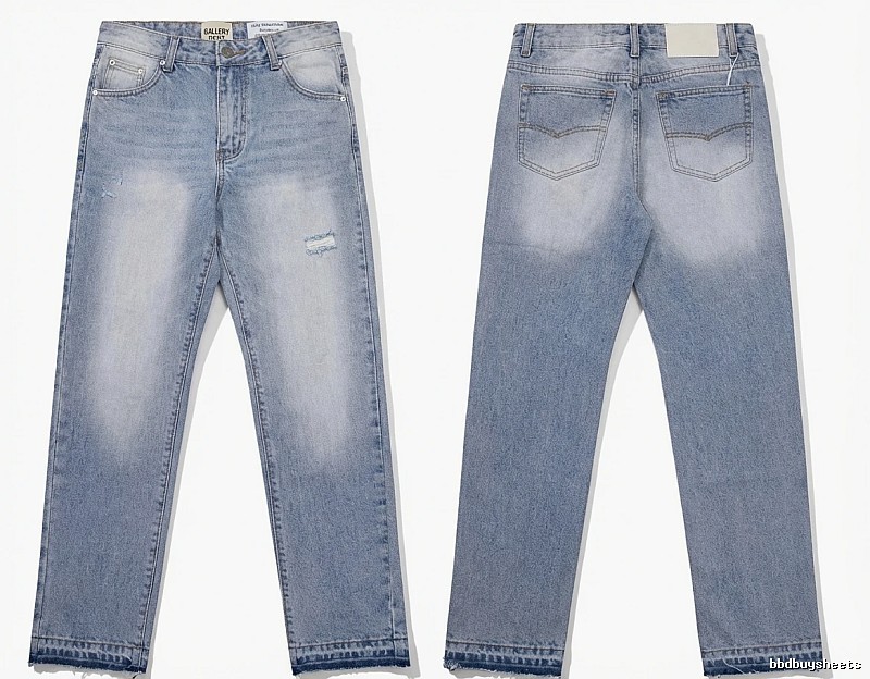 Gallery Dept. distressed light blue jeans