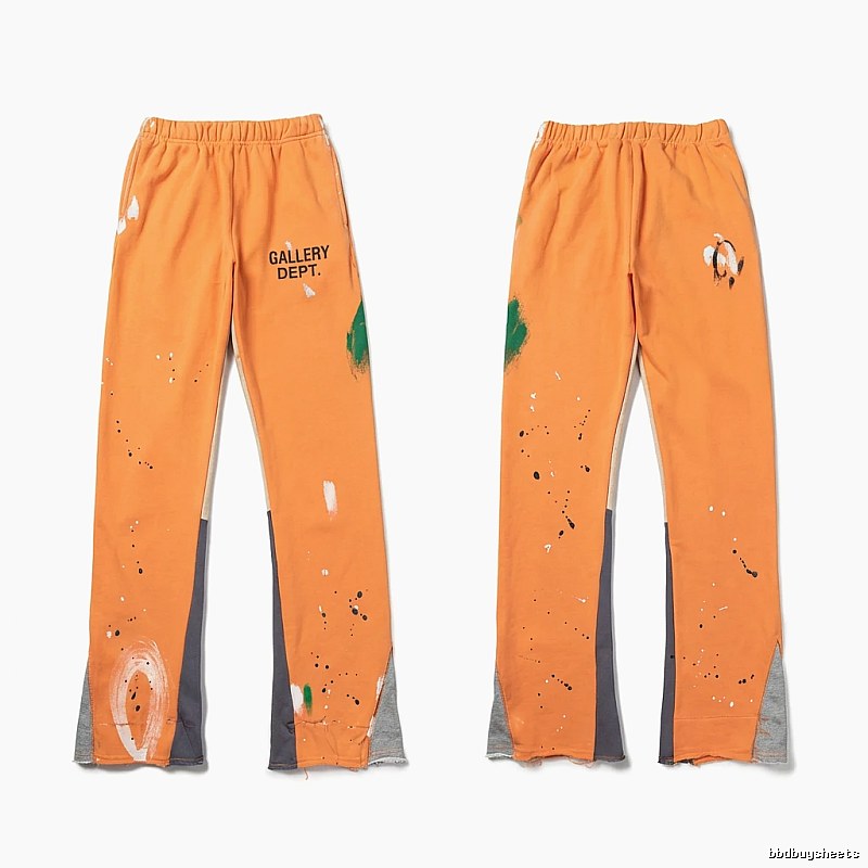 Gallery Dept Graffiti Style Orange Trousers