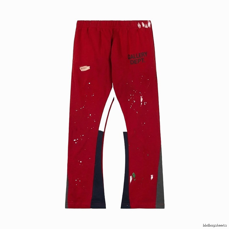 Gallery Dept Graffiti-style Red Trousers