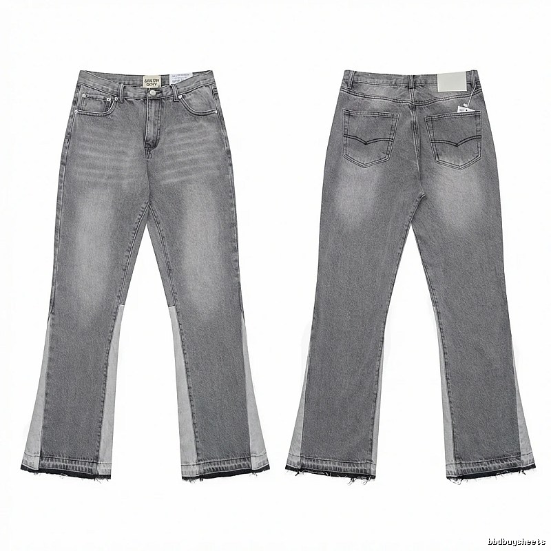 Gallery Dept. patchwork-style grey jeans
