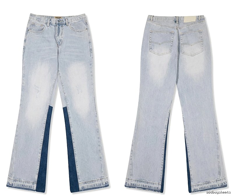Gallery Dept Patchwork Wide-Leg Jeans