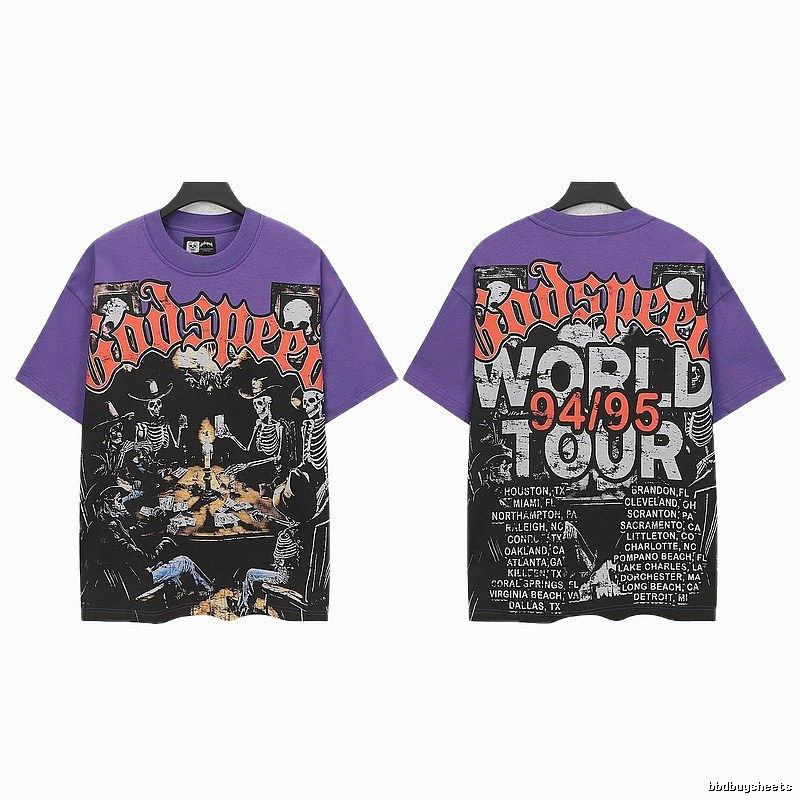 Godspeed Tour Retro Style Purple T-shirt