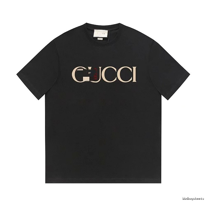 Gucci Classic Print Vintage Style Black T-Shirt