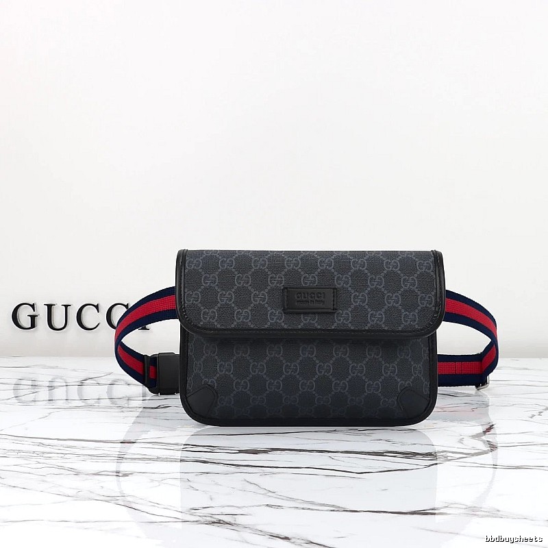 Gucci Waist Bag with Black GG Waist Bag for Casual Outfits