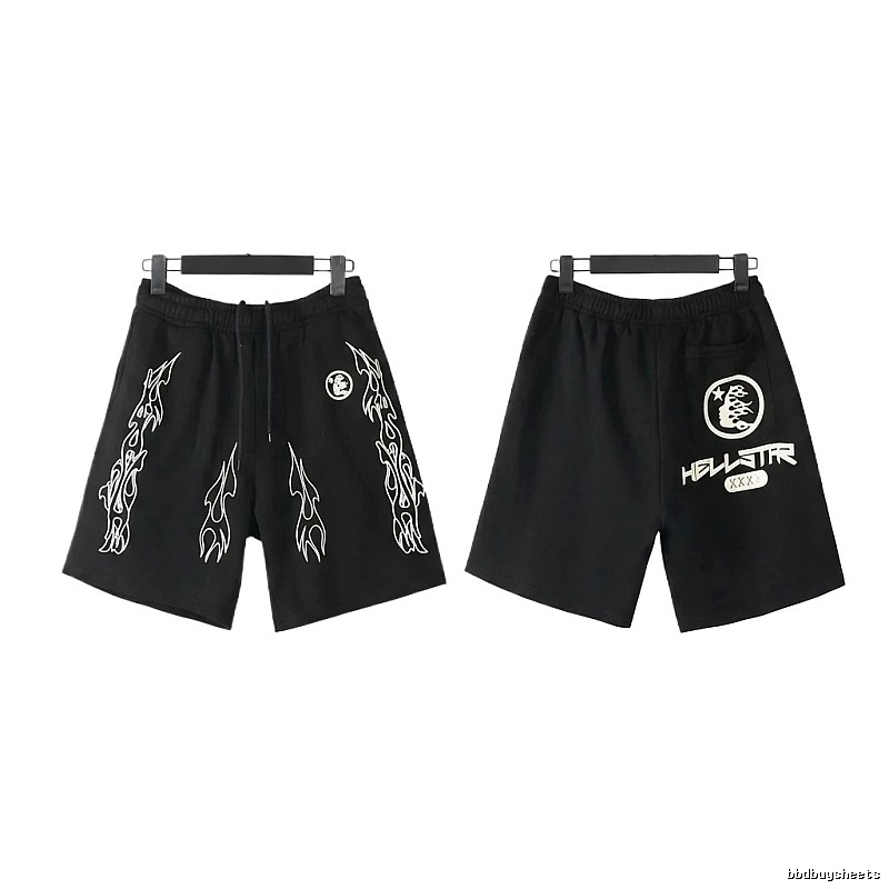 Hellstar dark style printed shorts