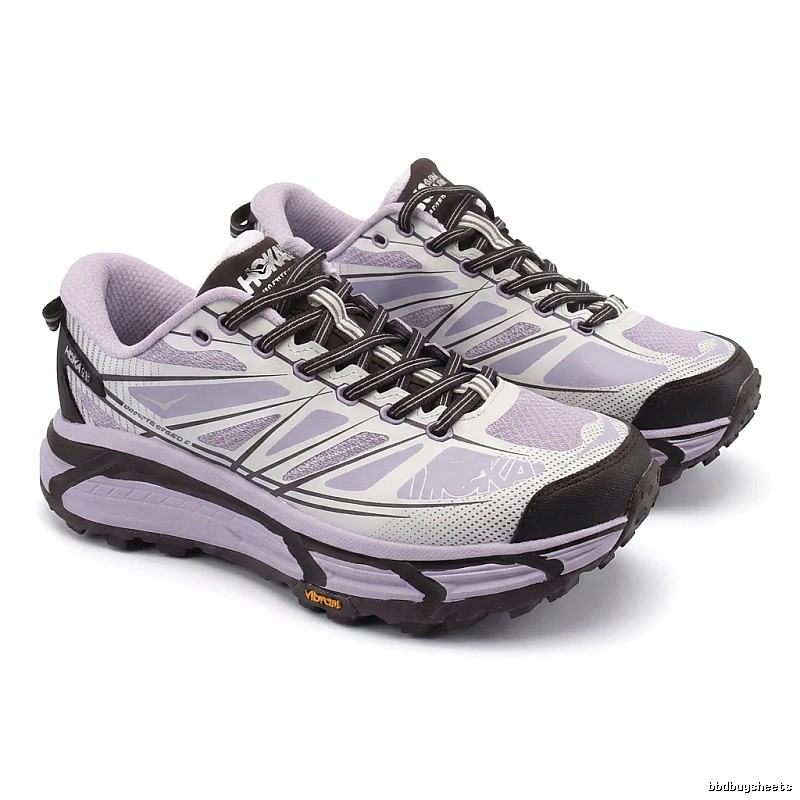 HOKA Trail Running Shoes in Grey-Purple