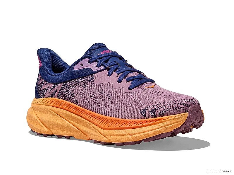 HOKA trendy brand color-blocking sports shoes