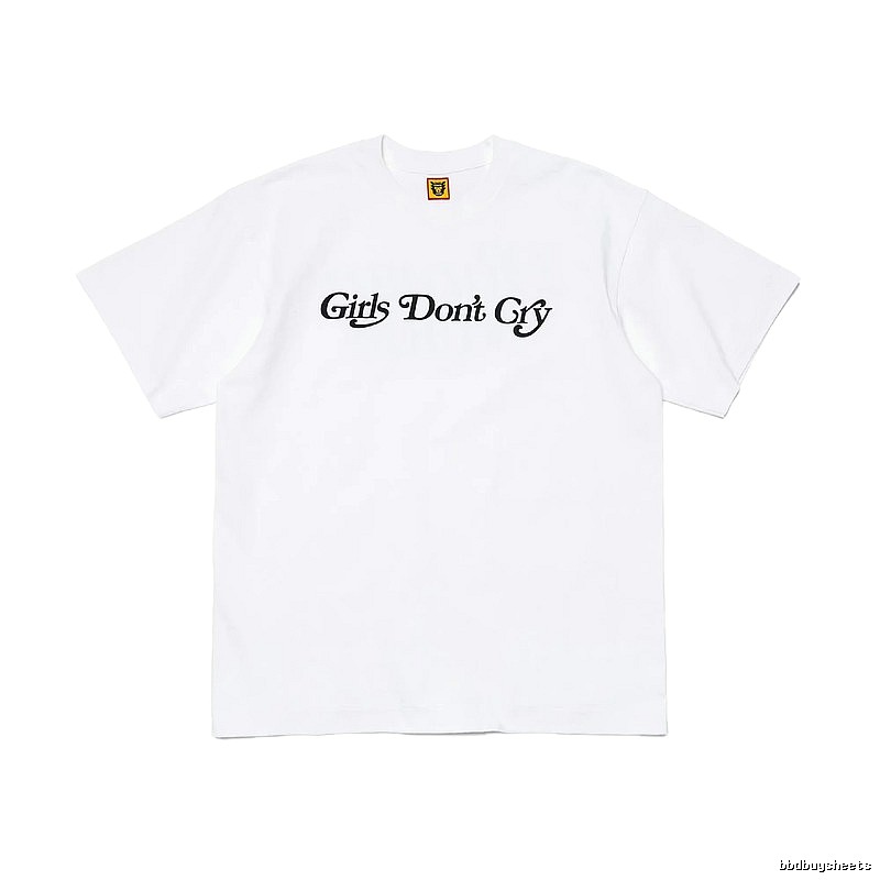 HUMAN MADE Co-branded Japanese Streetwear White Printed T-Shirt