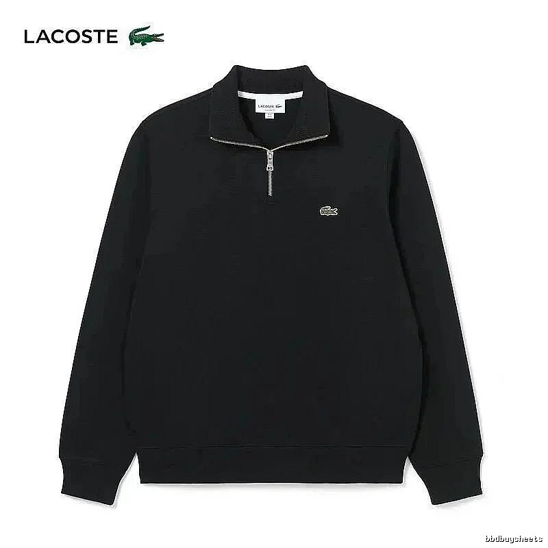 Lacoste Classic Quarter-zip sweatshirt Black Quarter Zip for Daily Styling