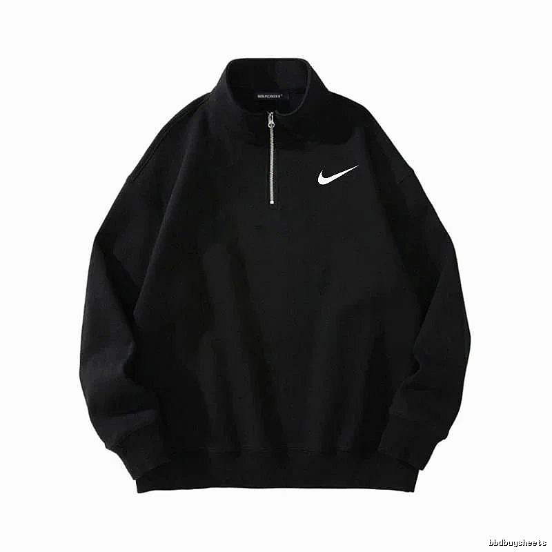 Lacoste Premium Style Quarter-zip sweatshirt Black Quarter Zip for Resort Outfits