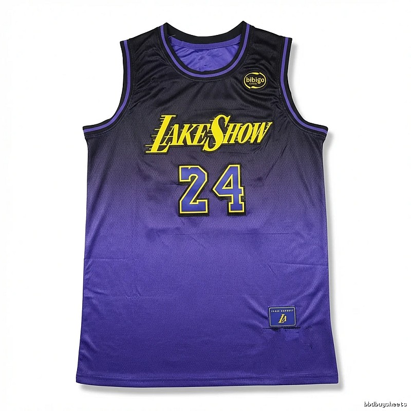 Lakers gradient-style basketball uniforms