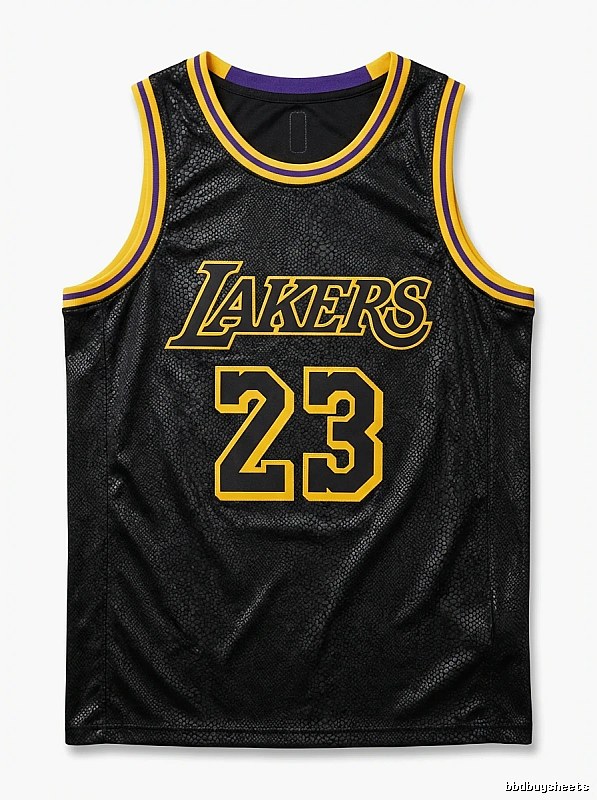 LBJ Lakers retro-style jersey