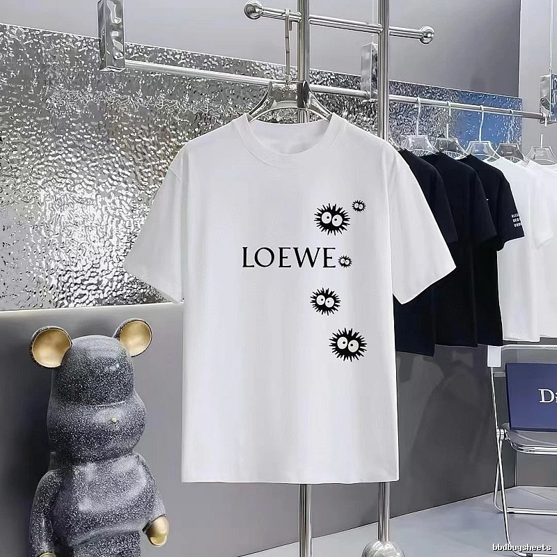 LOEWE Elf Co-branded Trendy Style White T-Shirt
