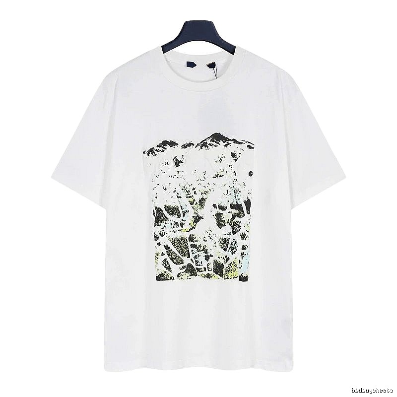 Louis Vuitton Monogram Landscape Casual Style White T-Shirt