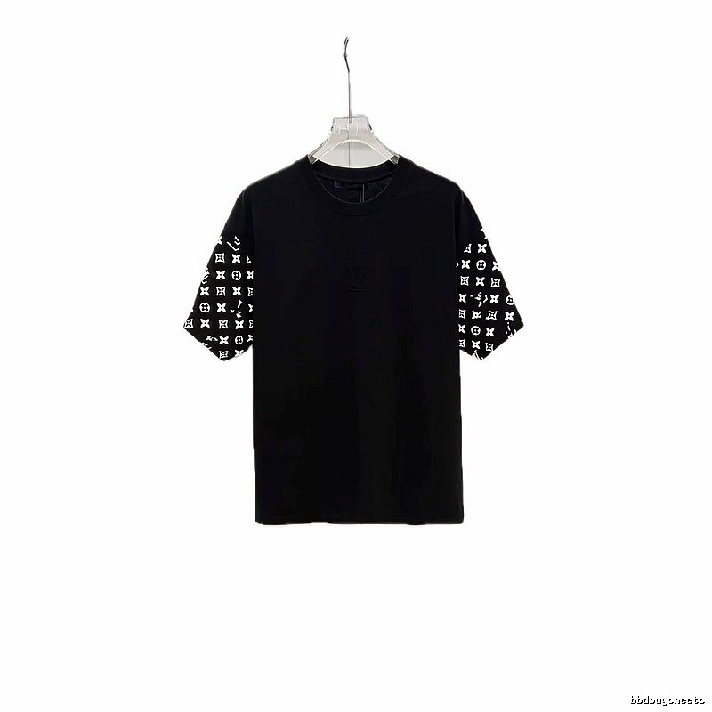Louis Vuitton Monogram Trendy Black Short-Sleeve T-Shirt