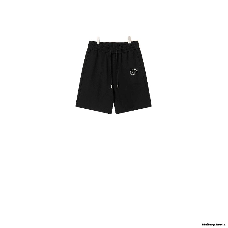 LV casual style black shorts