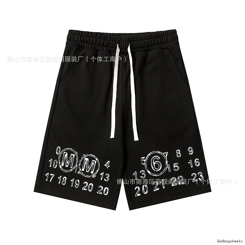 Maison Margiela digital print style shorts