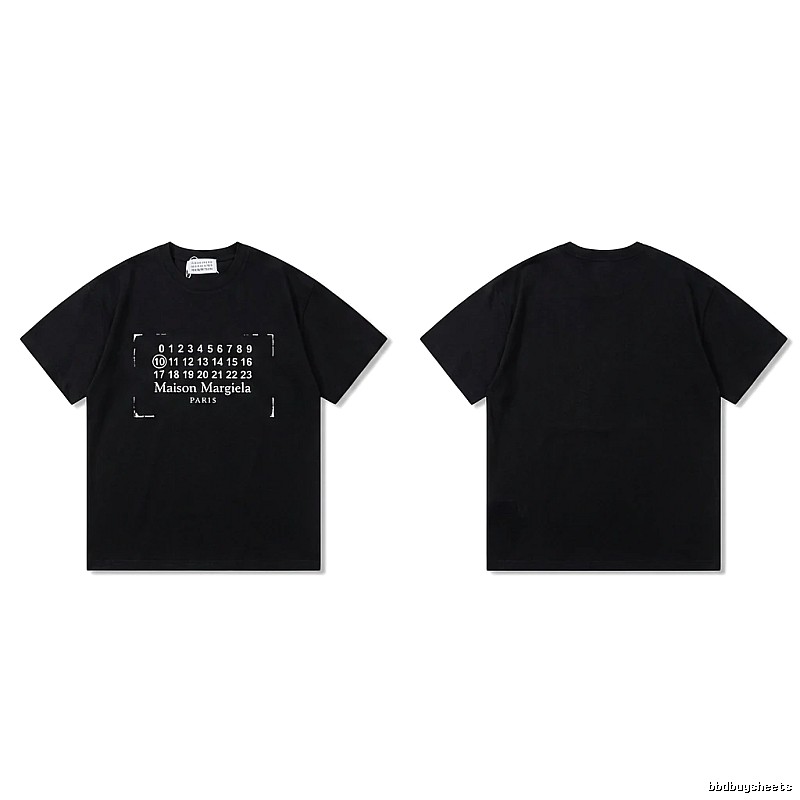 Maison Margiela Digital Style Black T-shirt