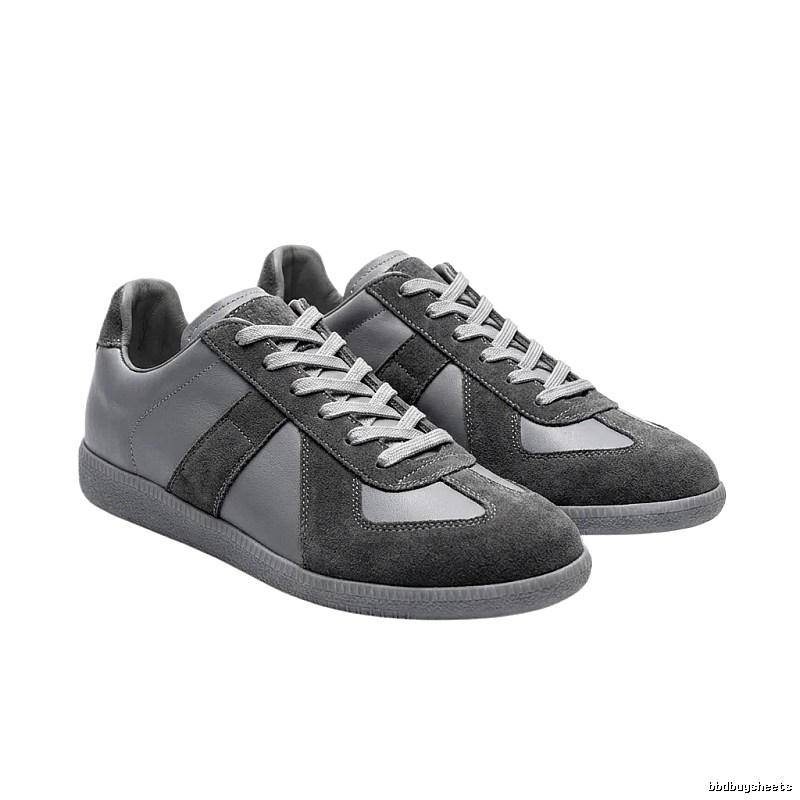 Maison Margiela German military gray sneakers.