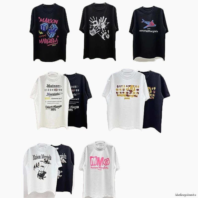 Maison Margiela MM6 Street Style Multi-color T-Shirt