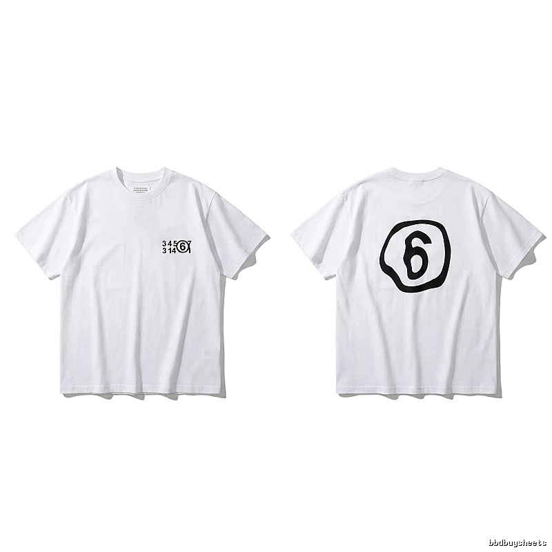 Maison Margiela white T-shirt with digital printing