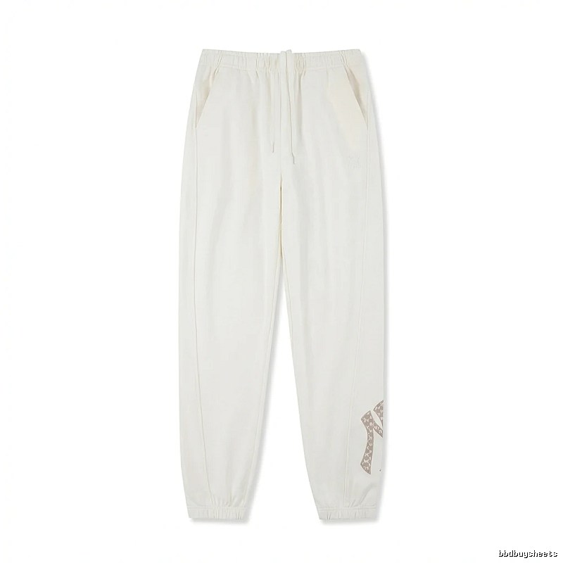 MLB casual style white sweatpants