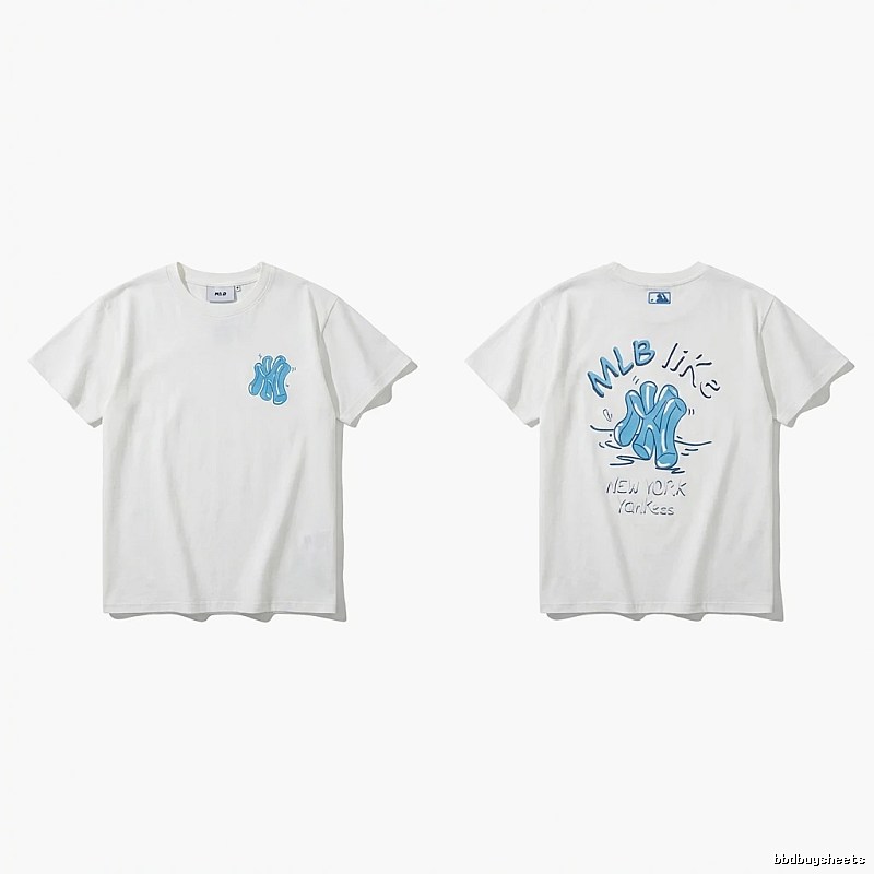 MLB New York Graffiti Style White T-shirt