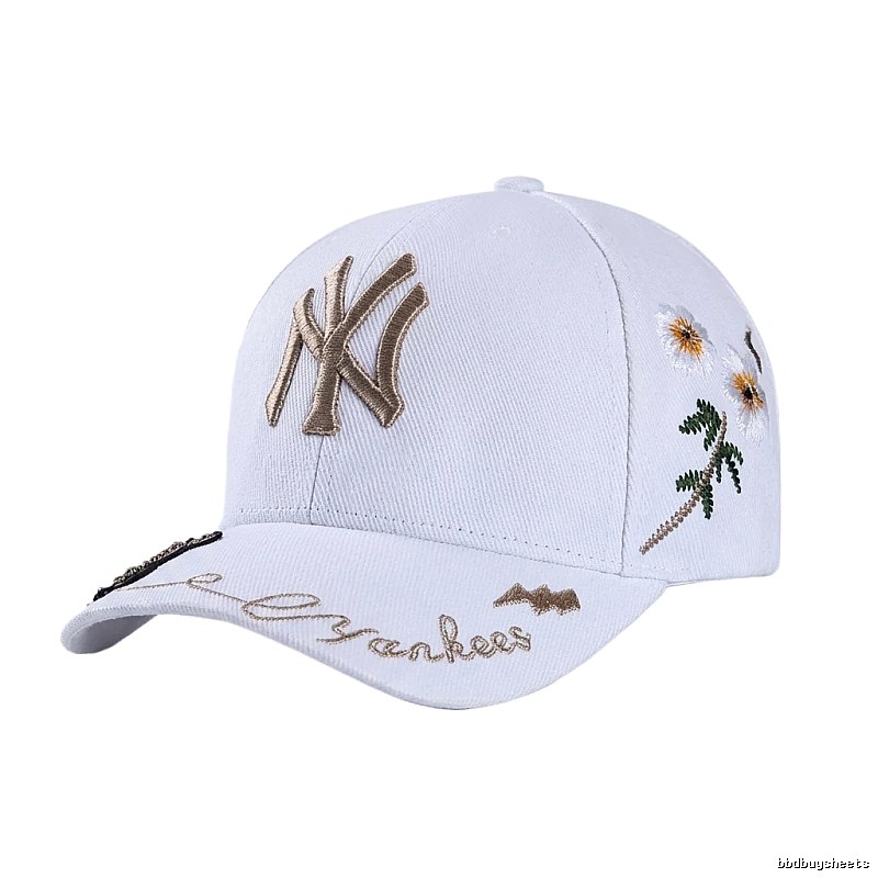 MLB New York trendy style white hat