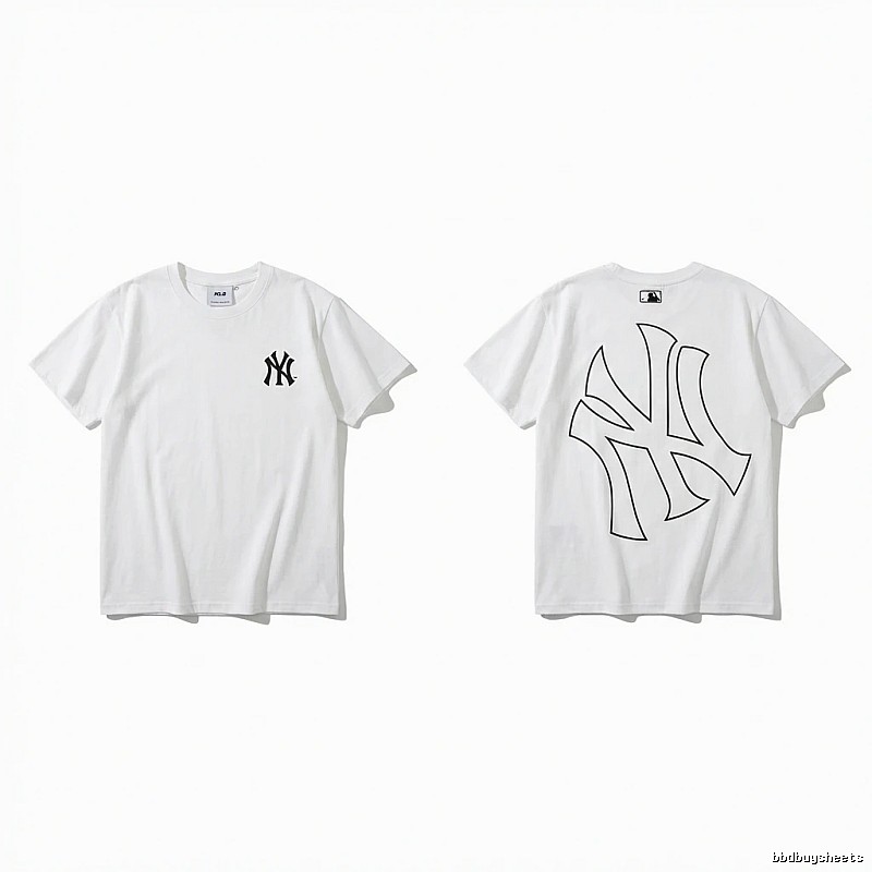 MLB New York Yankees minimalist style white T-shirt
