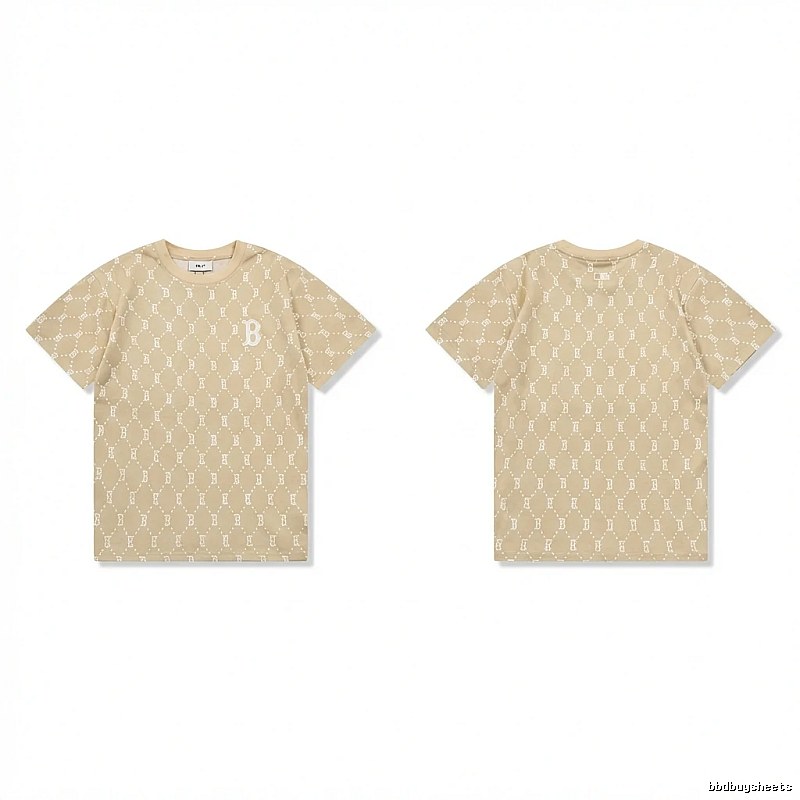 MLB Old Flower Style Beige T-shirt