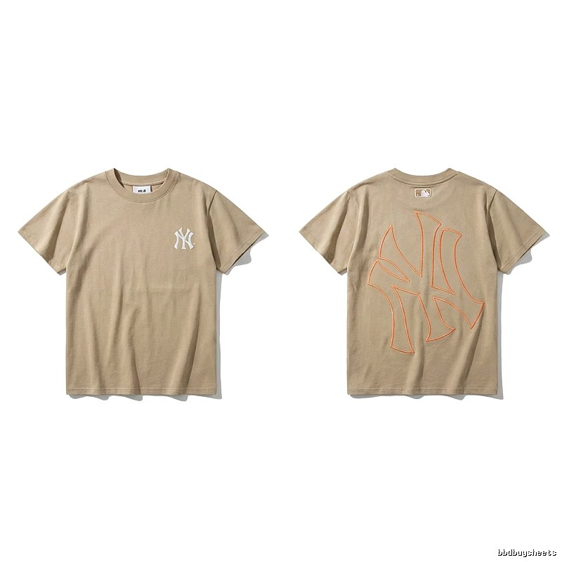 MLB retro style khaki T-shirt