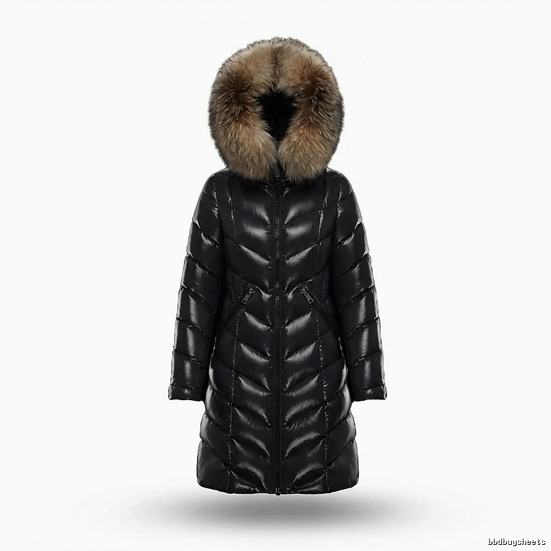 Moncler black luxury style down jacket