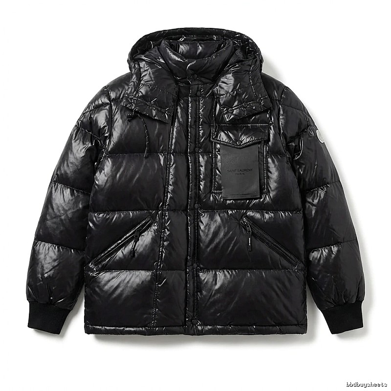 Moncler black trendy and cool down jacket