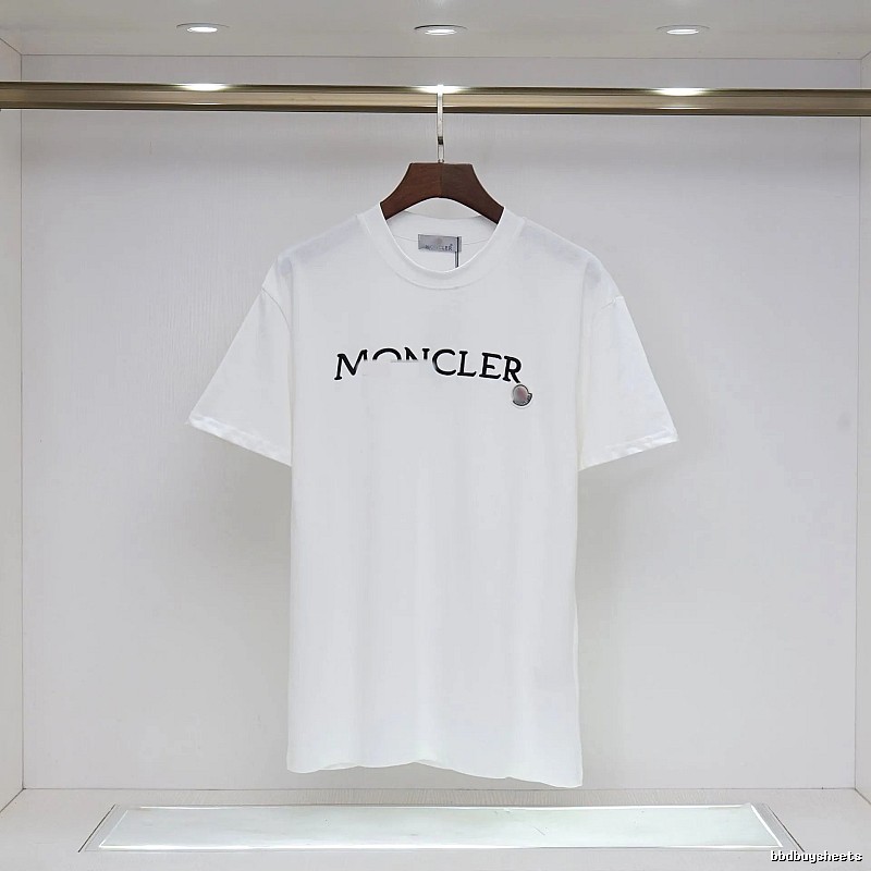 Moncler Classic Collection Minimalist Style White Short-sleeve T-shirt