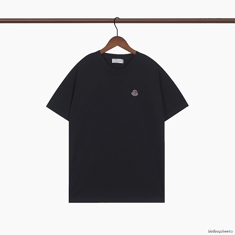 Moncler Classic Minimalist Style Black Short-sleeve T-shirt