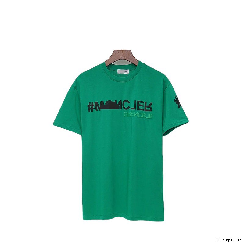 Moncler Grenoble Trendy Green Short-sleeve T-shirt