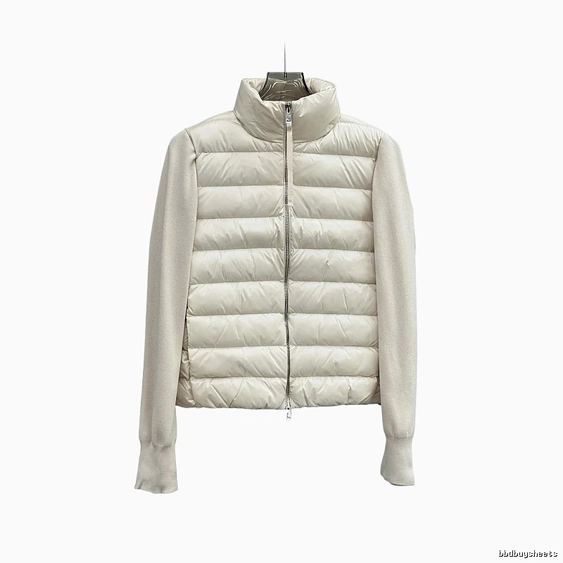 Moncler patchwork trendy down jacket