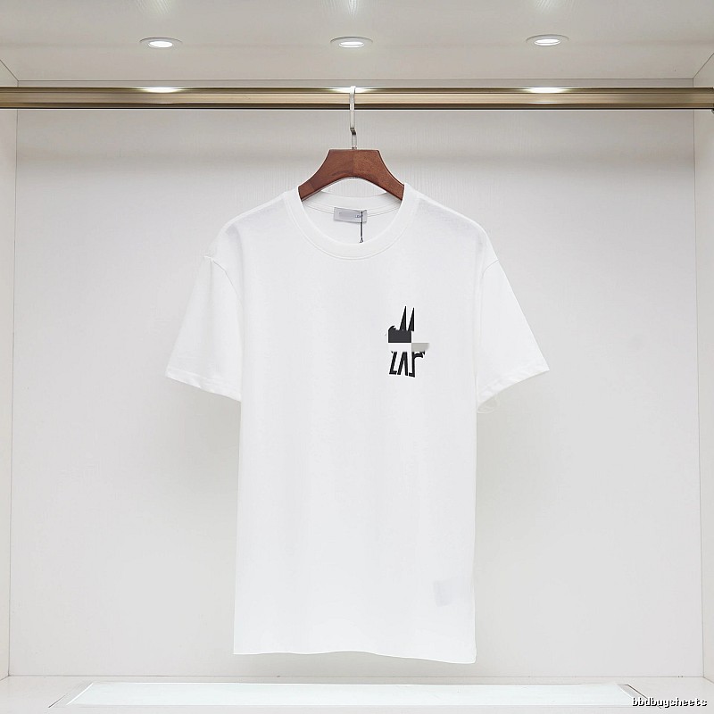 Moncler Printed Casual-style White Short-sleeve T-shirt