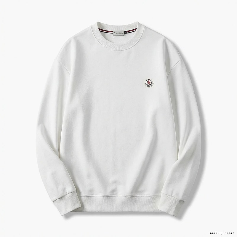 Moncler simple white sweatshirt