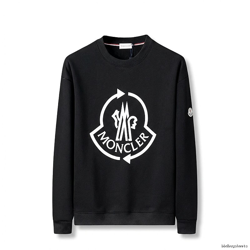 Moncler's classic trendy black sweatshirt