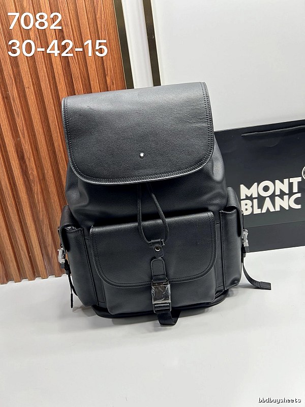 Montblanc Backpack Black Compact Buckle