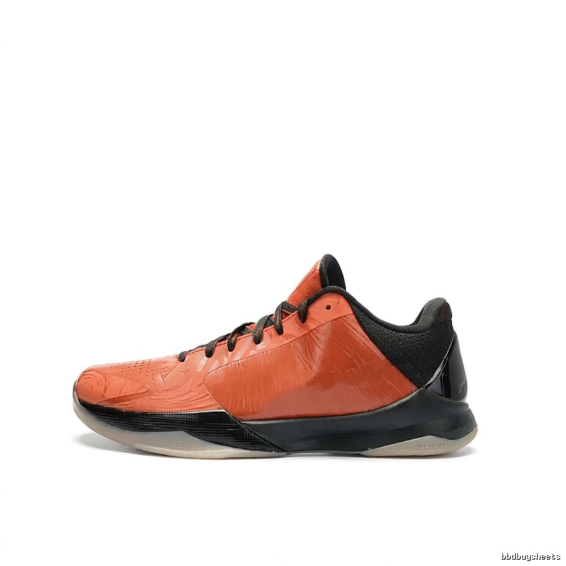 Nike basketball shoes, orange and black trendy and cool style