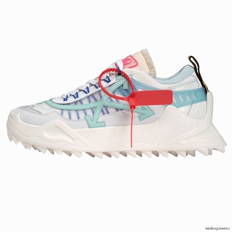 Off-White casual style white and blue sports shoes