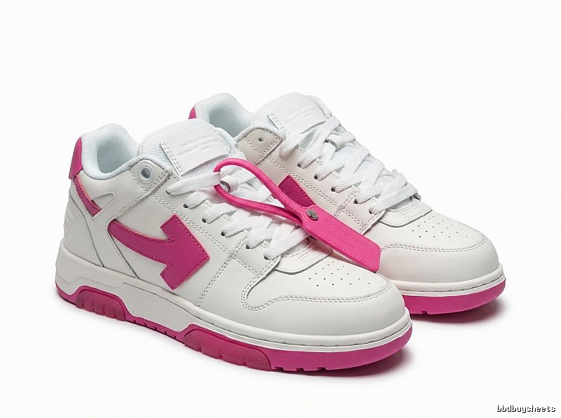 Off-White casual style white and pink shoes