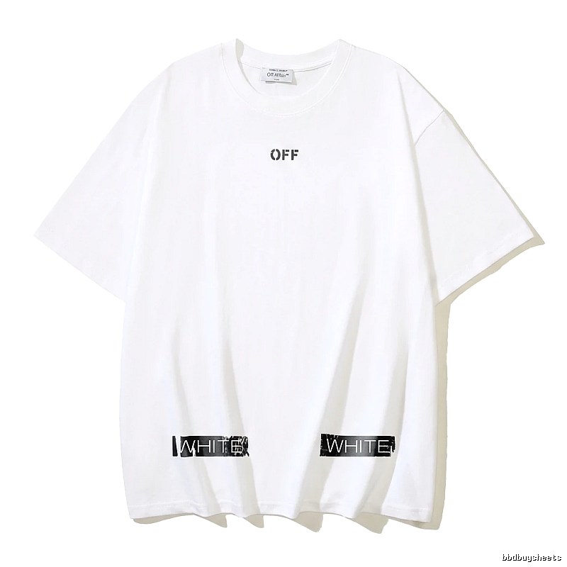 Off-White simple style white T-shirt