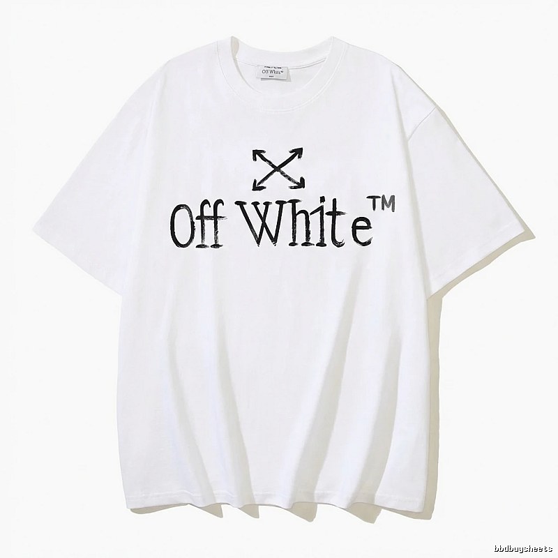Off-White simple style white T-shirt