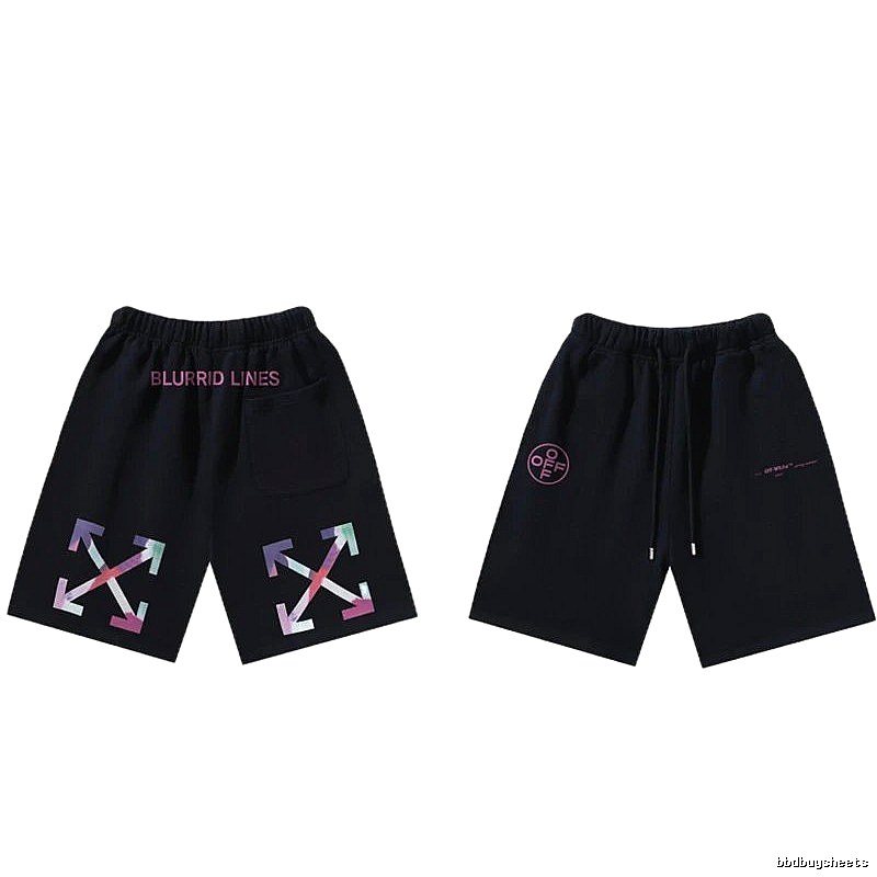 Off-White Style 026 Trendy Black Shorts