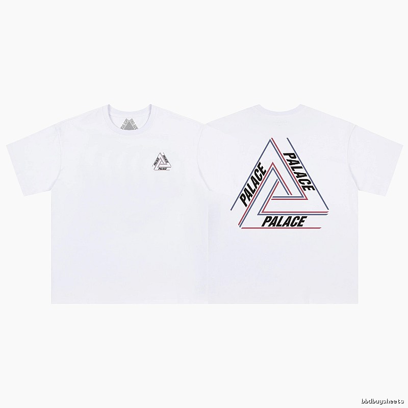 Palace Classic Triangle Street Style White T-shirt