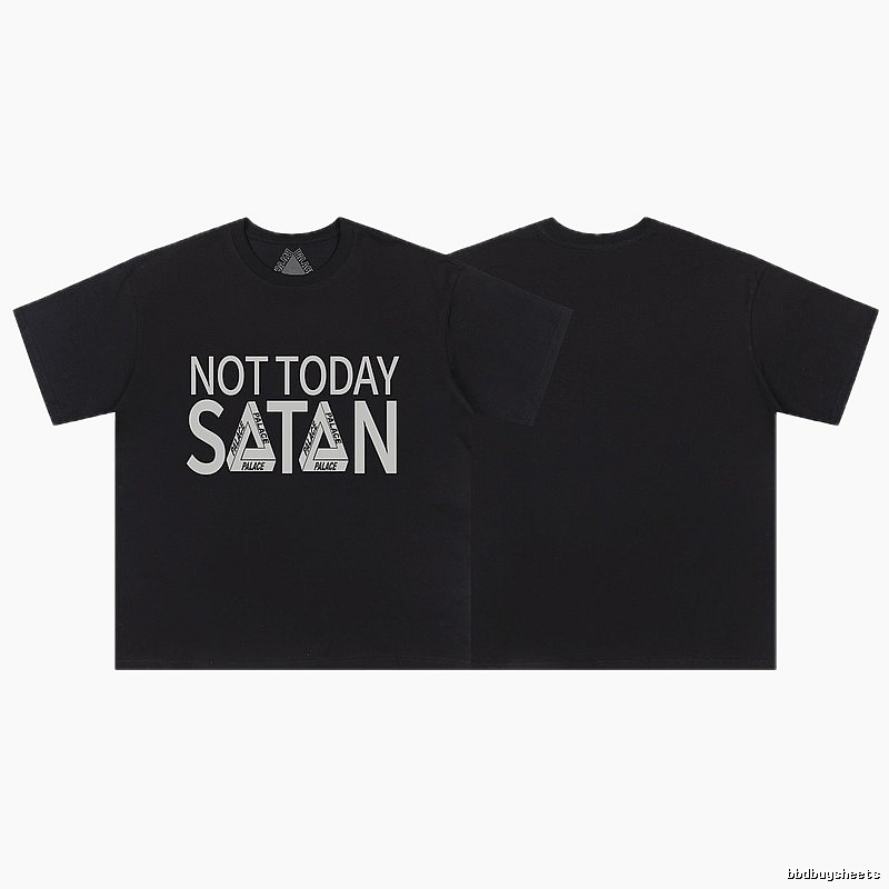 Palace Triangle Print Street Style Black T-Shirt